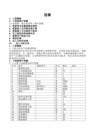 建筑行业珠海石化综合楼消防施工组织设计 