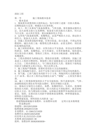 建筑行业消防工程 