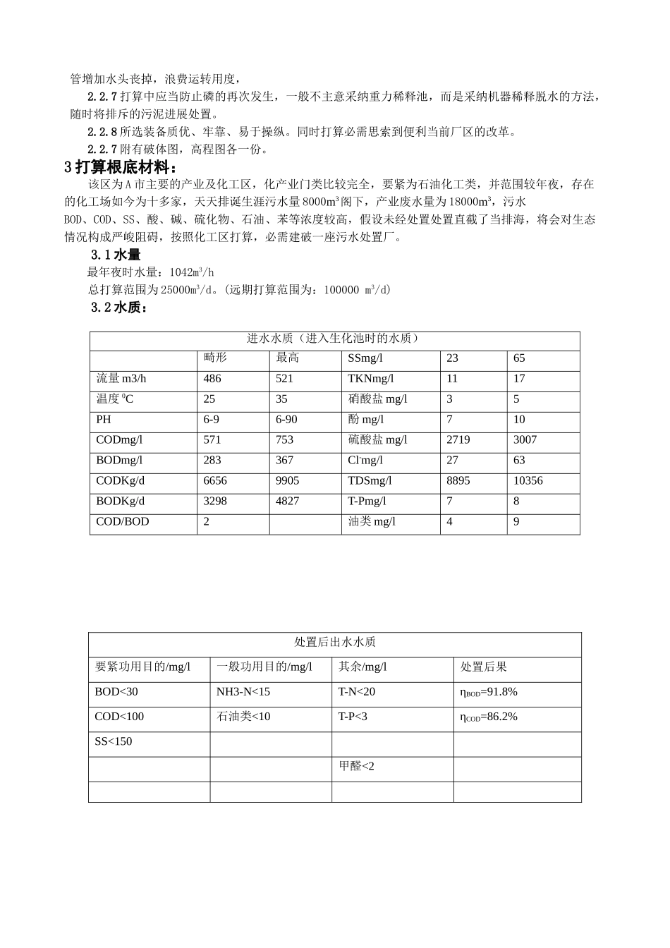建筑行业污水处理厂的工艺流程设计 _第2页