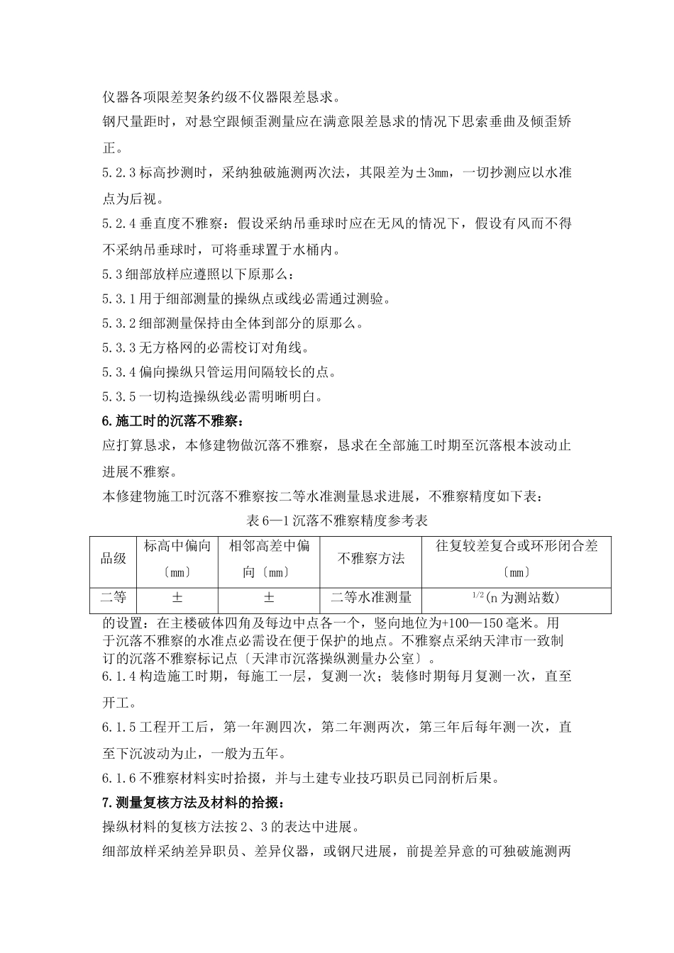 建筑行业有限公司二期厂房工程施 工 测 量 方 案 _第3页