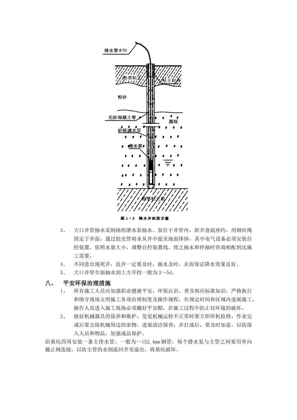 建筑行业无砂大孔混凝土管井降水工程 _第2页