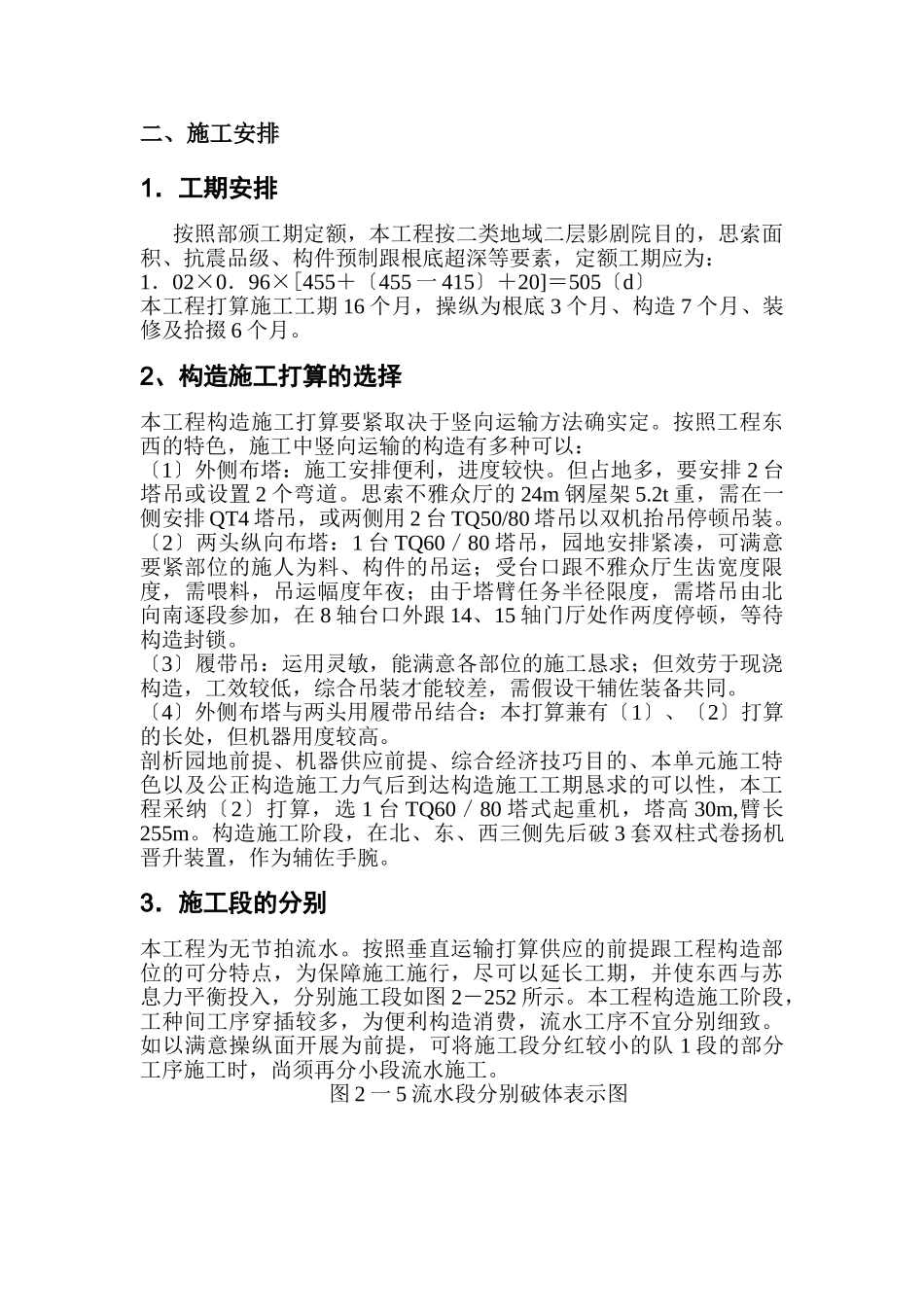 建筑行业影剧院工程施工组织设计 _第2页