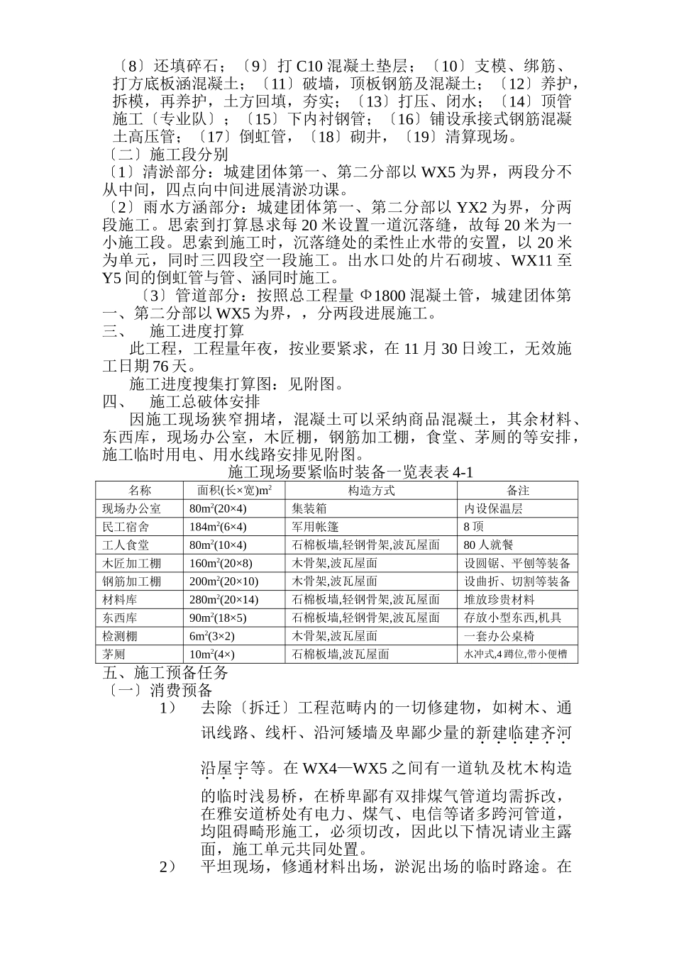 建筑行业咸阳路污水处理厂工程厂外管道工程施工组织设计 _第2页
