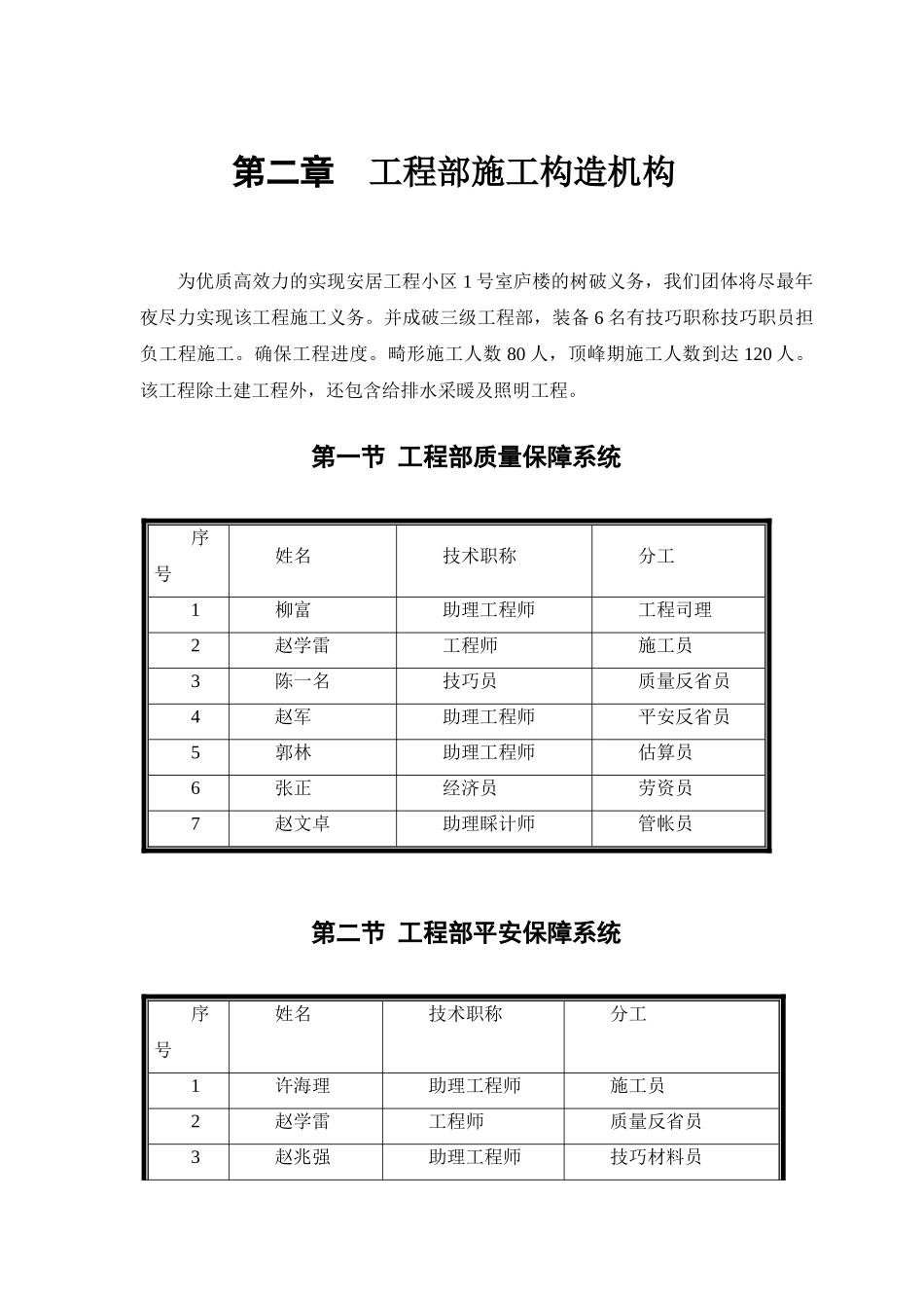 建筑行业县安居小区三号院一号住宅楼 _第3页