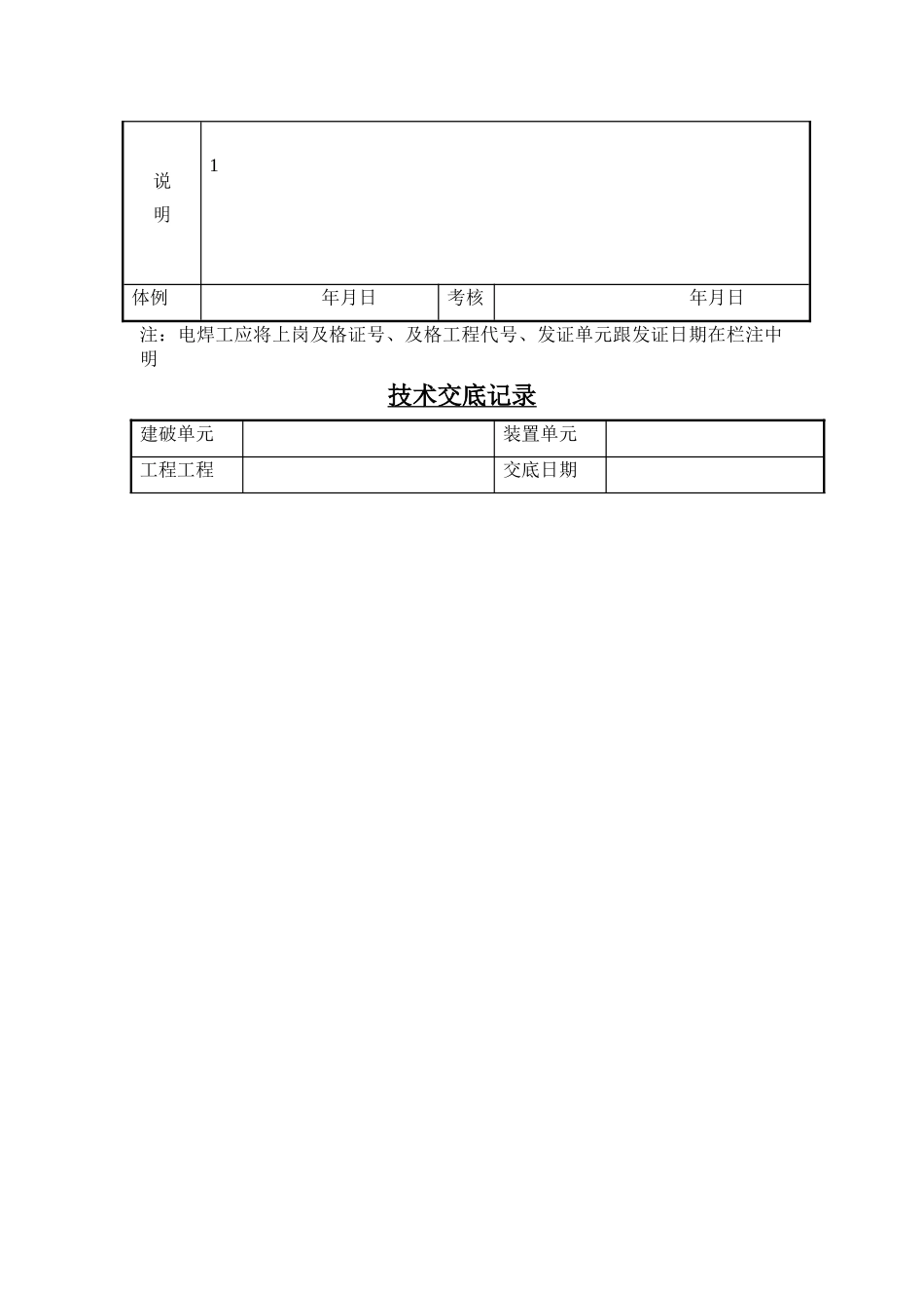 建筑行业压力容器安装竣工资料表格 _第3页