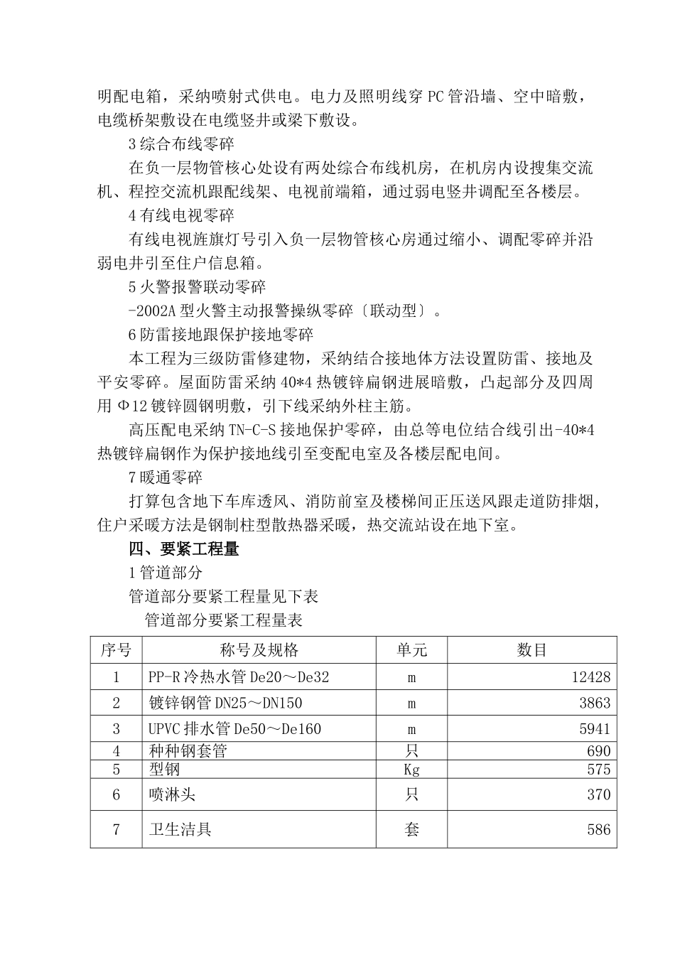 建筑行业住宅楼安装工程施工组织设计方案 _第3页