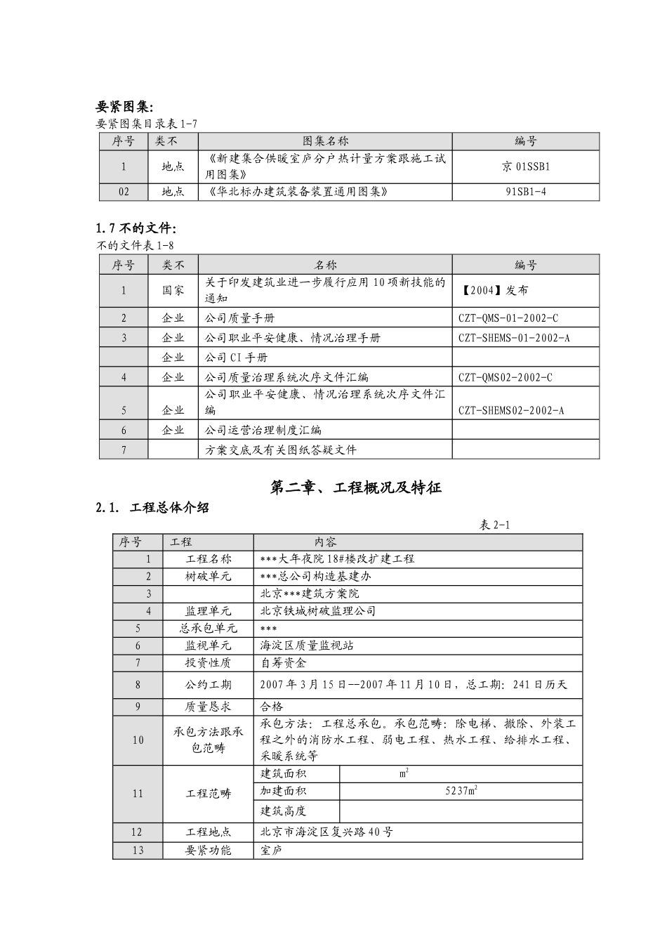 建筑行业住宅大院18#楼暖通工程施工组织设计方案 _第3页