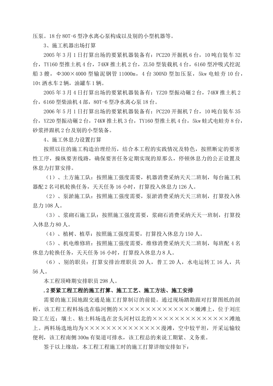 建筑行业亚行山东牡丹机淤2标施工组织设计方案 _第3页