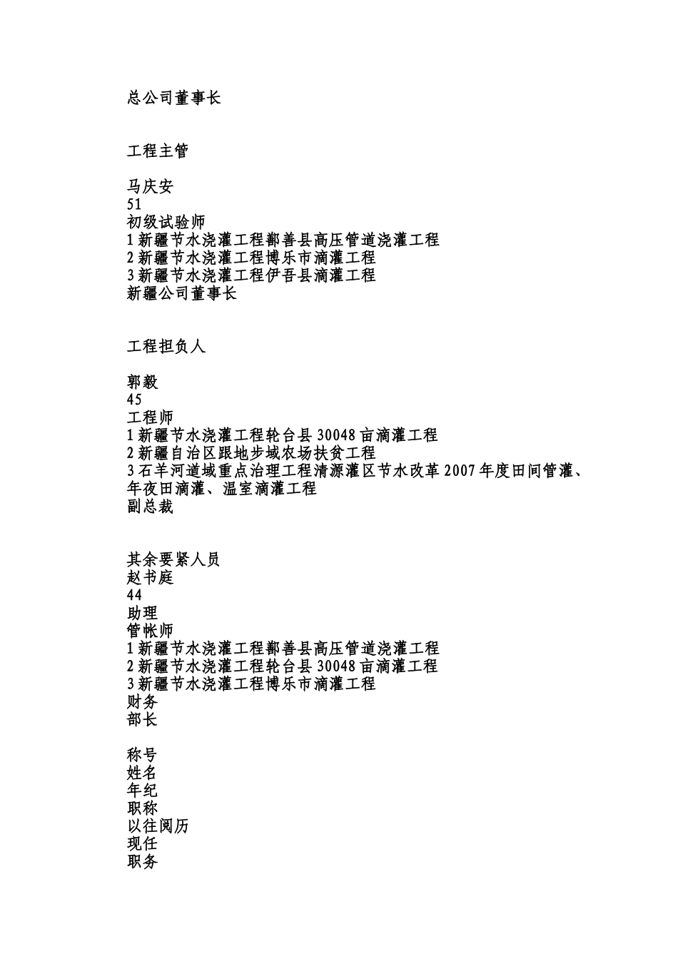建筑行业乡田间灌溉设备项目投标文件（技术部分） _第3页