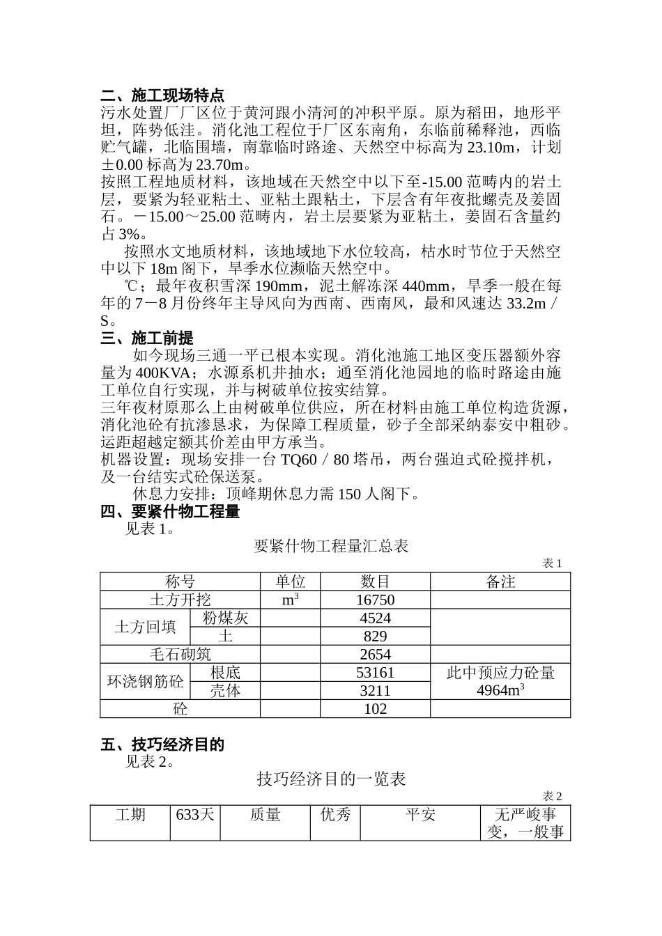 建筑行业xx蛋型消化池施组设计 _第2页