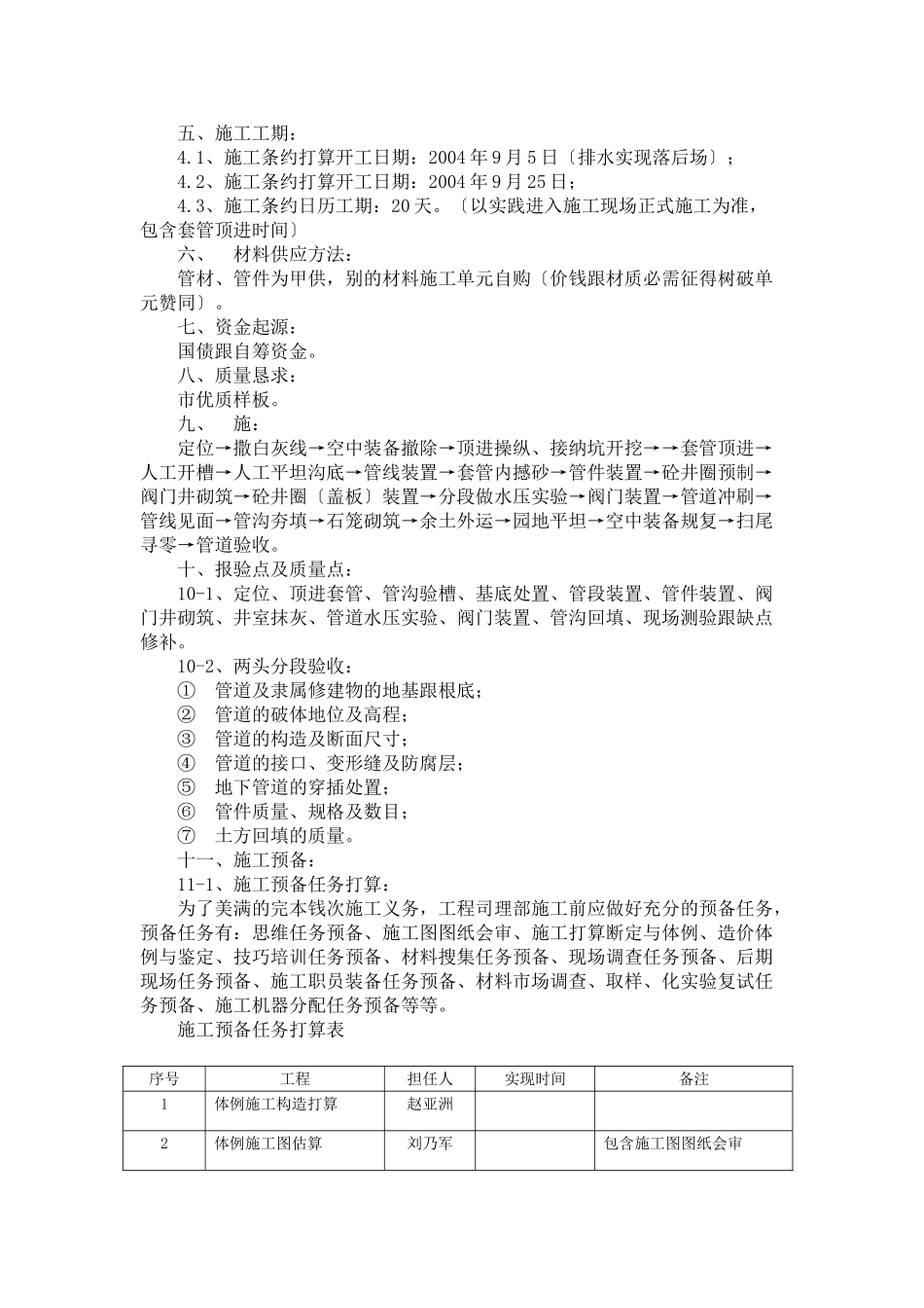 建筑行业PE管网施工组织设计 _第2页
