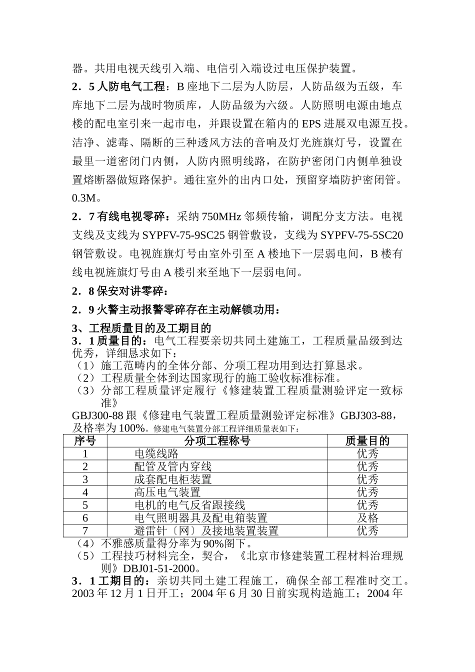 建筑行业A、B楼标段工程施工组织设计方案（电气部分） _第2页