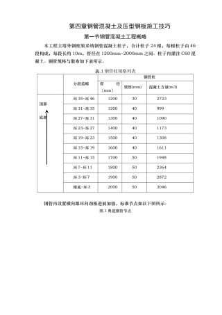 建筑行业7钢管混凝土及压型钢板施工专项方案 