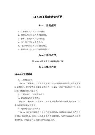 建筑行业4 施工组织设计大纲 