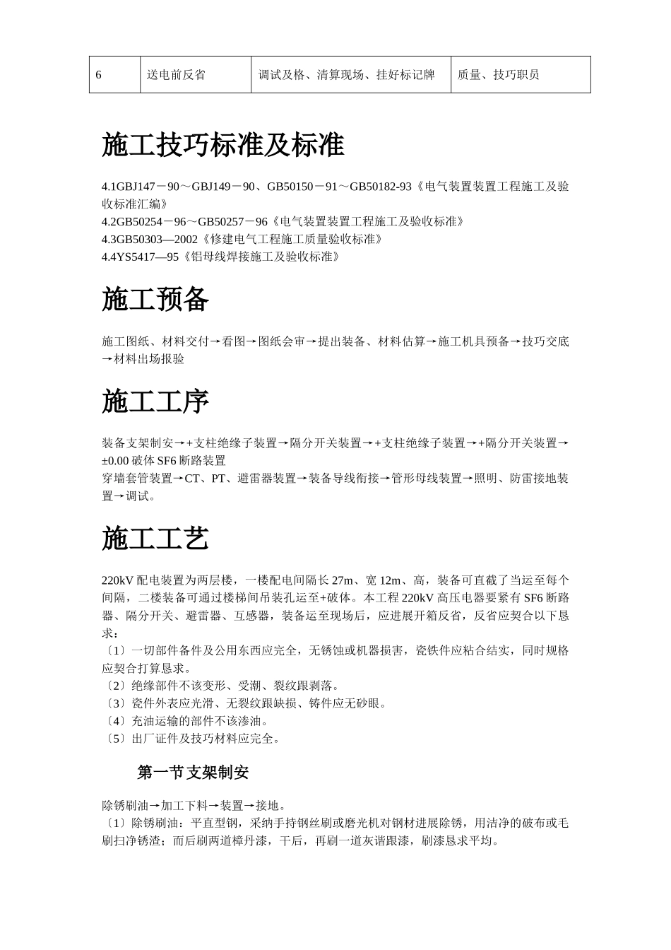 建筑行业220kV配电装置施工组织设计方案 _第3页