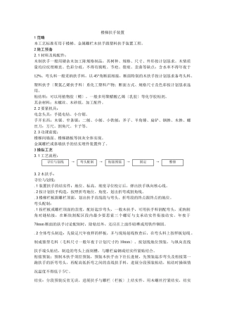 建筑行业042楼梯扶手安装 