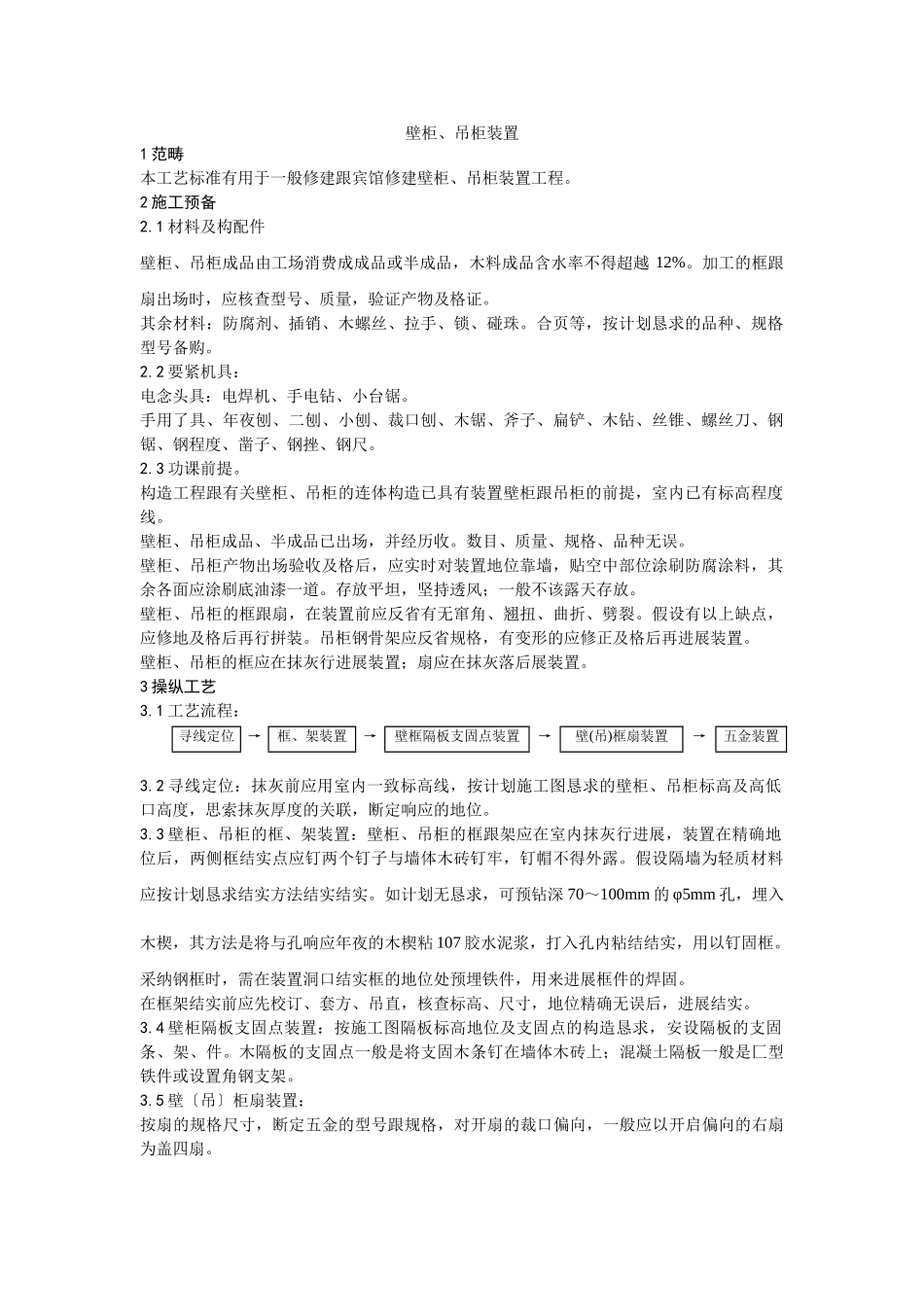 建筑行业041壁柜、吊柜安装 _第1页