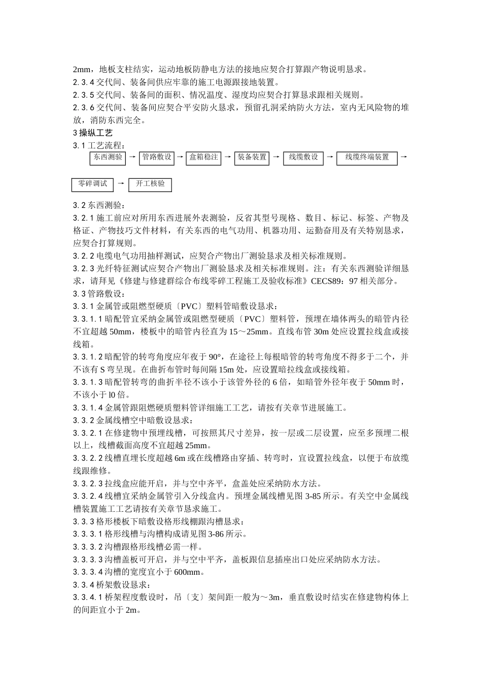 建筑行业023综合布线系统安装工艺 _第2页