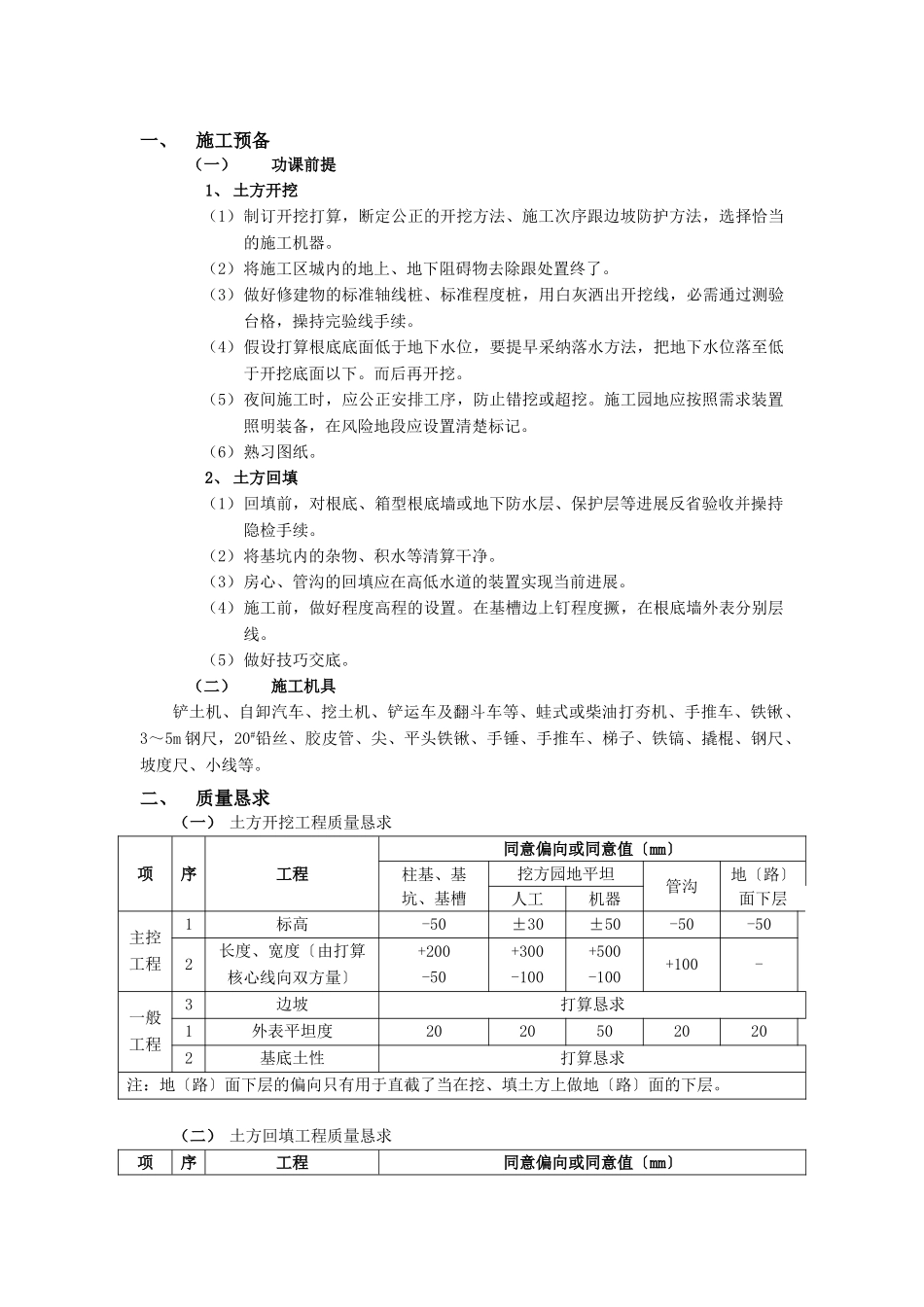 建筑行业017土方开挖和回填工程 _第1页