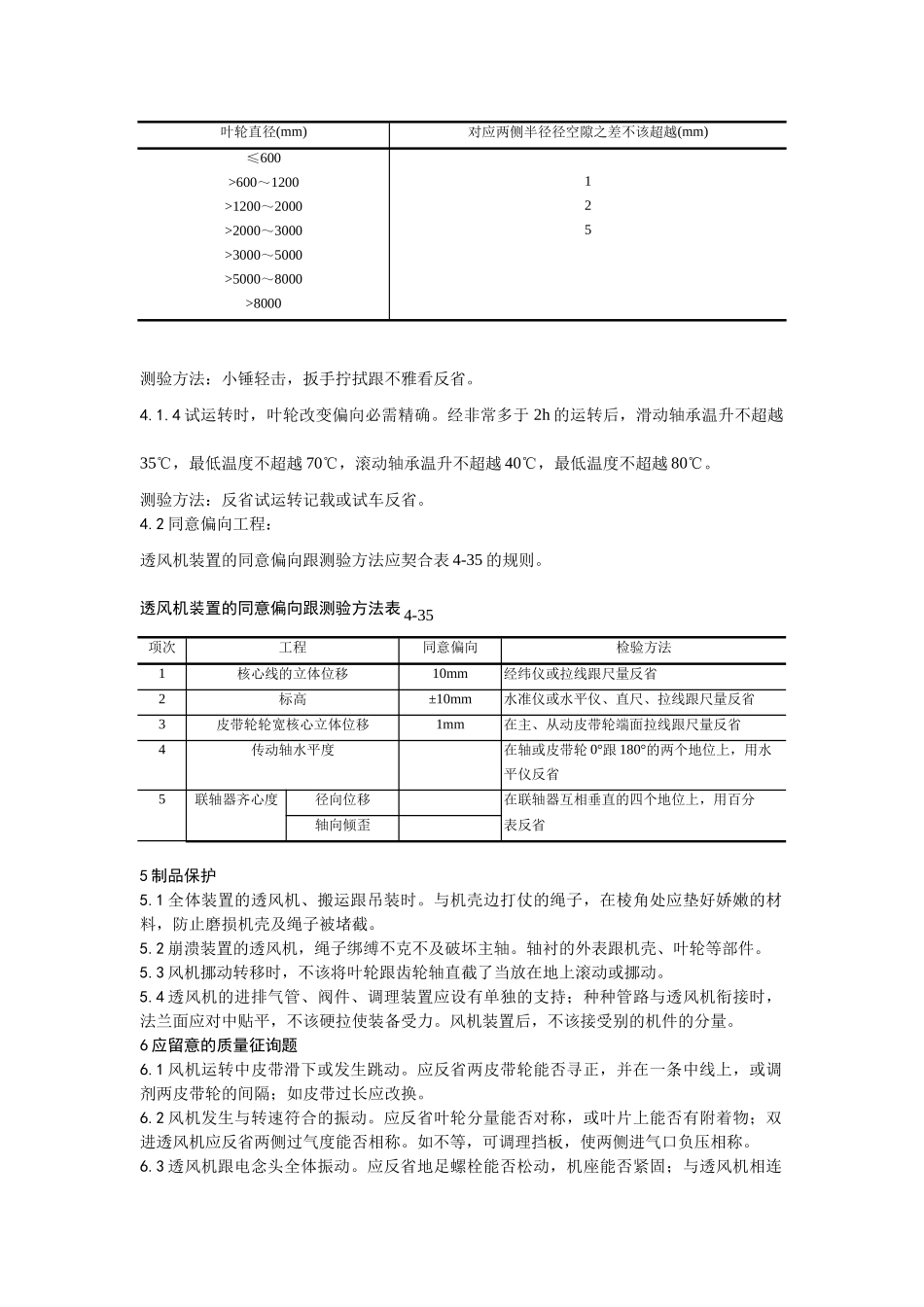 建筑行业010通风机安装工艺 _第3页