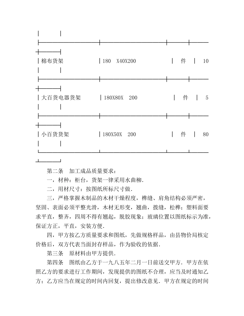 加工承揽合同（2）2 _第2页