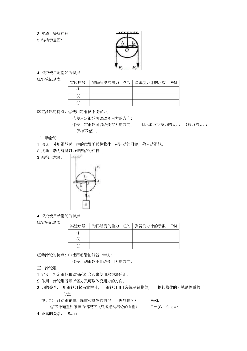 -简单机械和功--基本知识点_第2页