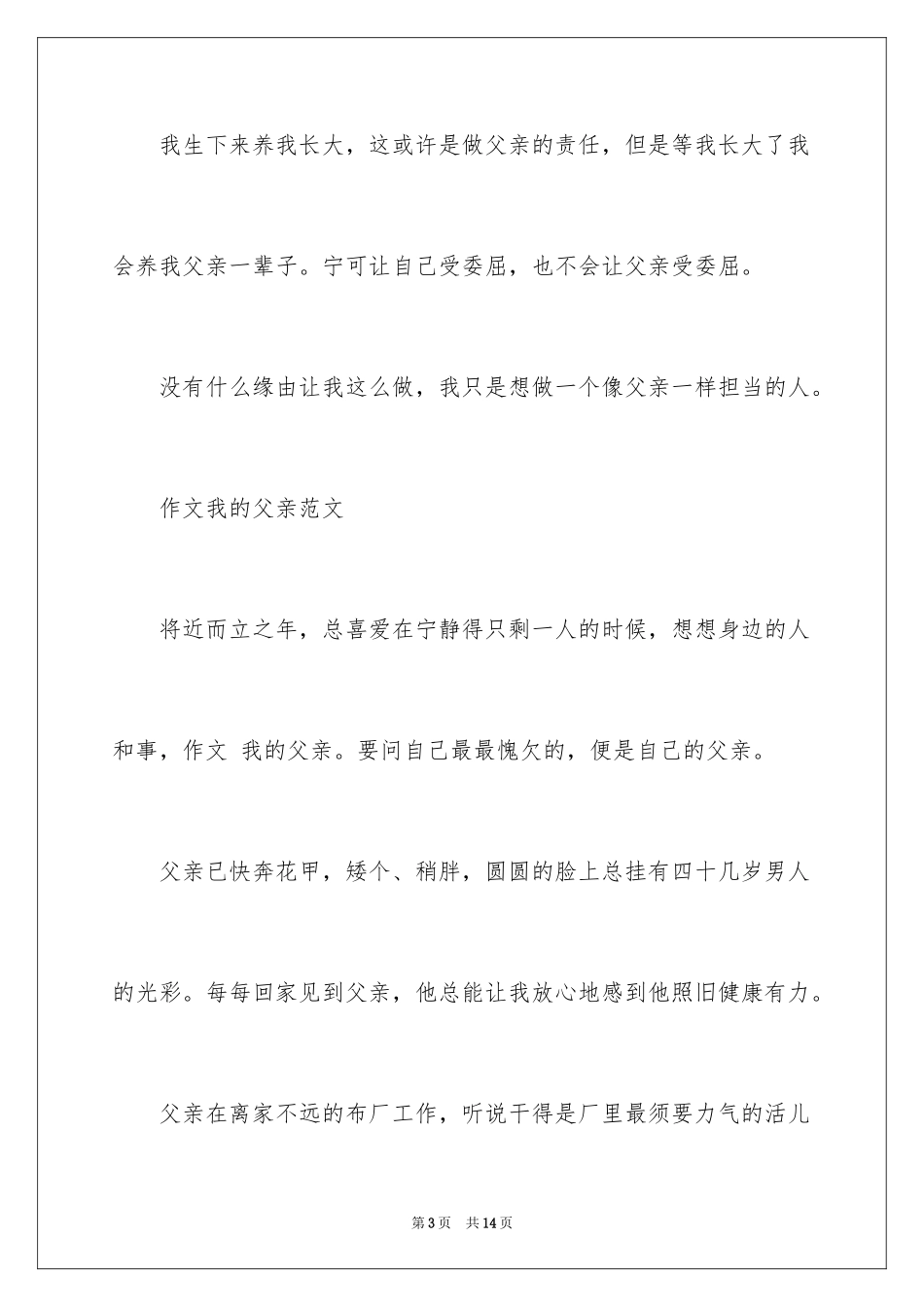 2024作文我的父亲_第3页