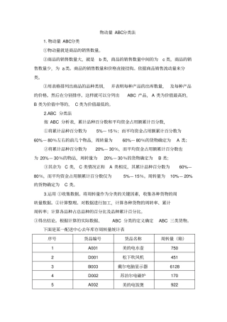 02物动量ABC分类法