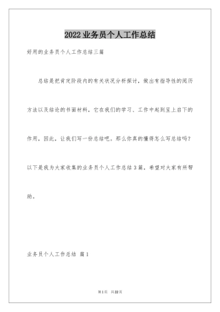 2024业务员个人工作总结_25