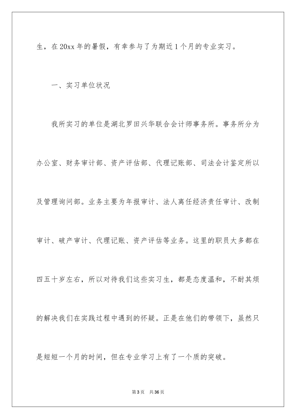 2024会计事务所实习报告_7_第3页
