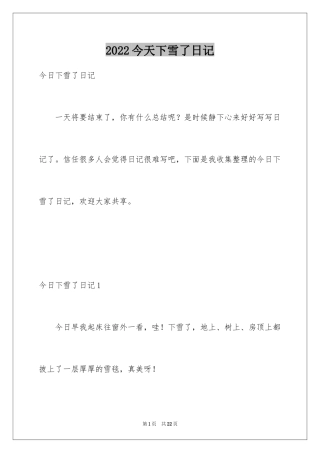 2024今天下雪了日记_3