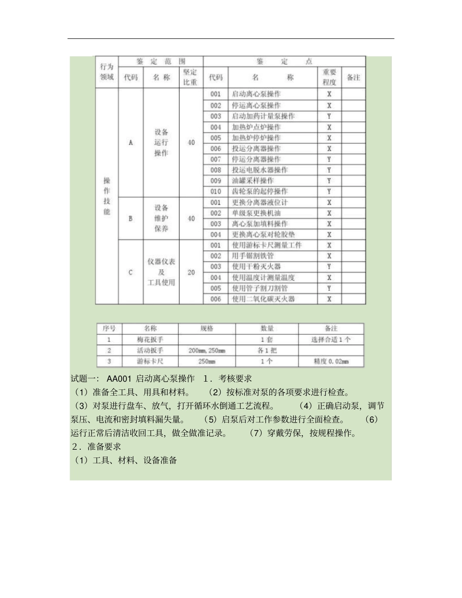08版集输工初级工题库实际操作重点_第2页