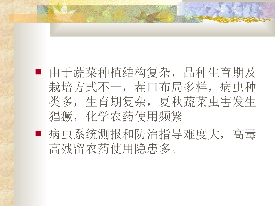 蔬菜主要病虫害及防治技术.剖析_第2页