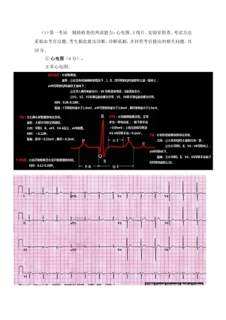 中医学本科毕业考试操作部分