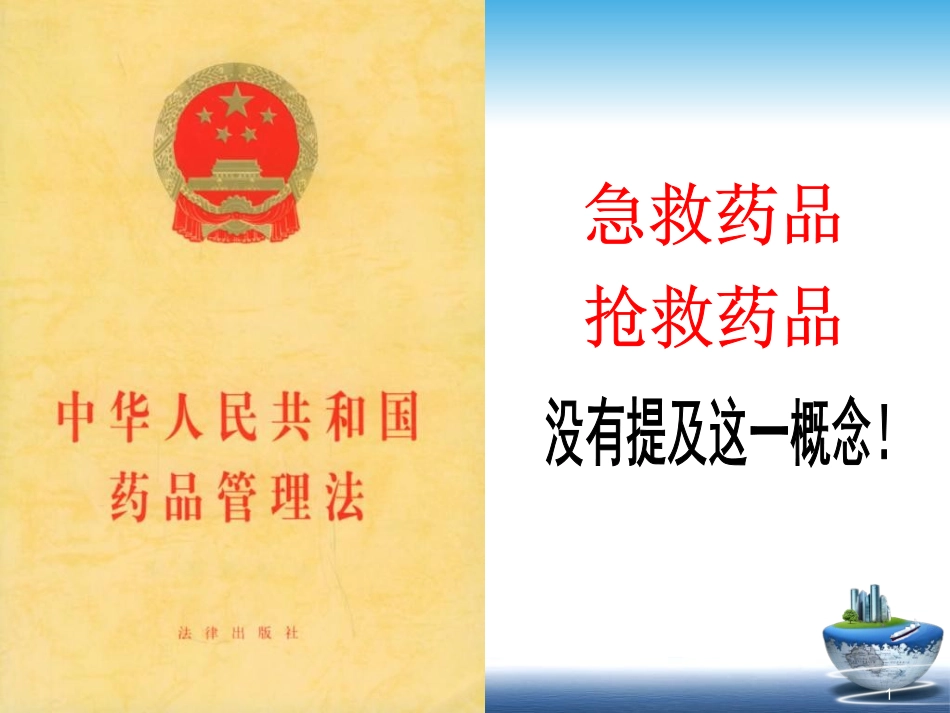 常用急救药品使用注意事项-PPT文档_第1页