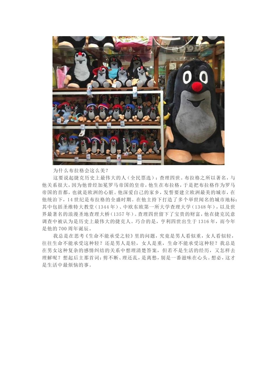 中世纪布拉格-如何感受生命不能承受之轻_第3页