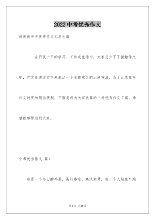 2024中考优秀作文_244