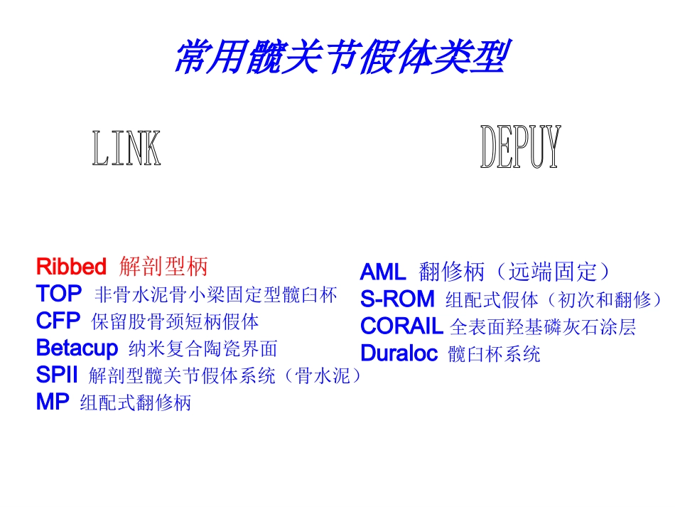 常用髋关节假体类_第1页