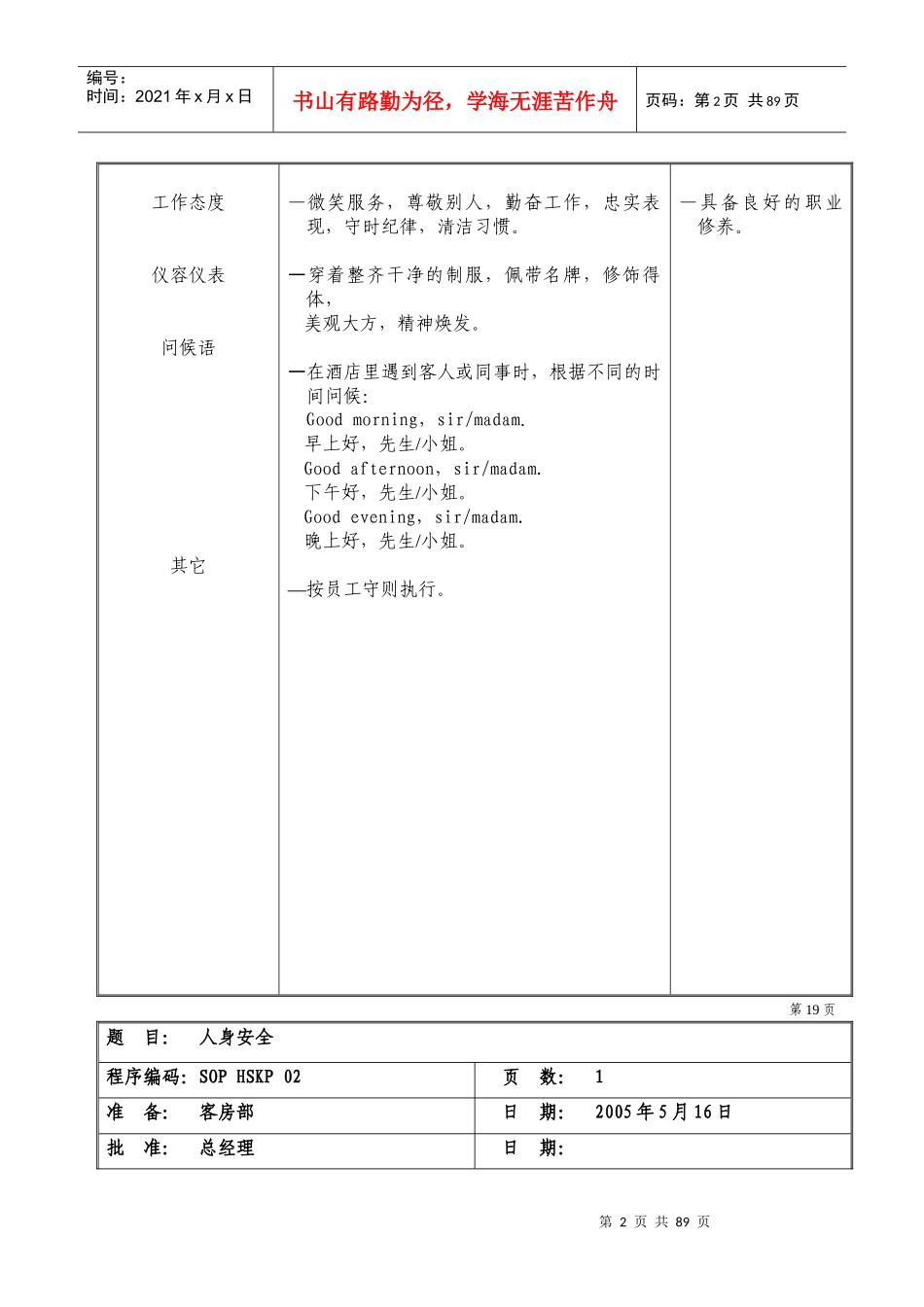 第二部分客房部标准化运作程序_第2页