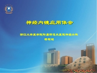 神经内镜应用体会