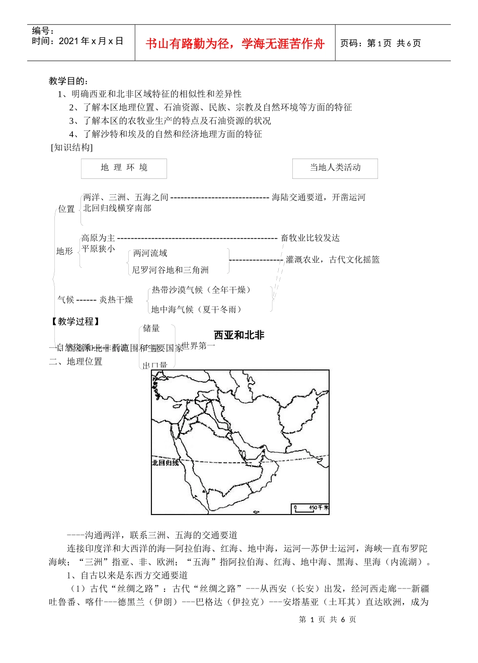 《西亚、北非和埃及》电子文档-位置_第1页