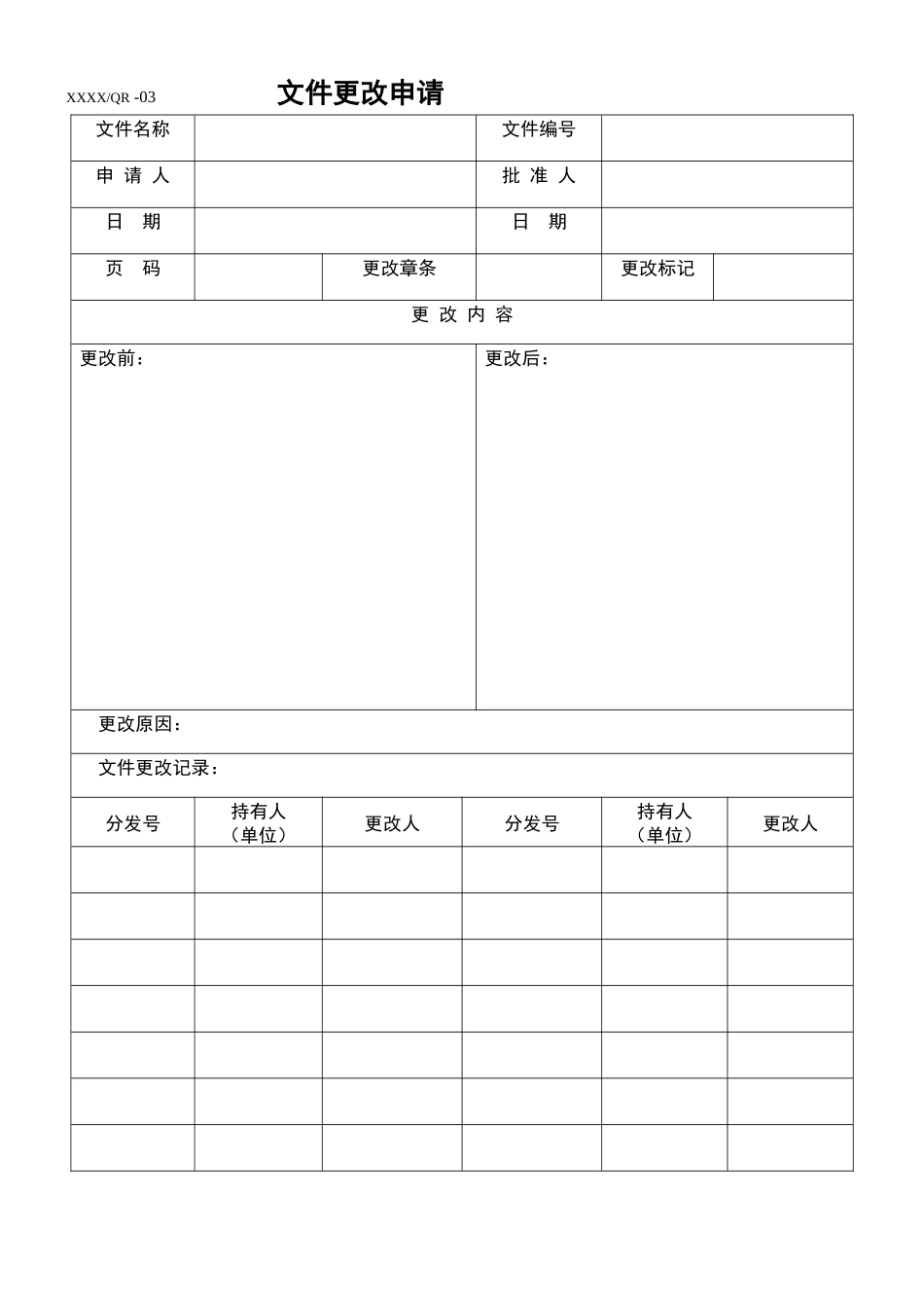 食品企业质量管理体系全部记录表格_第3页