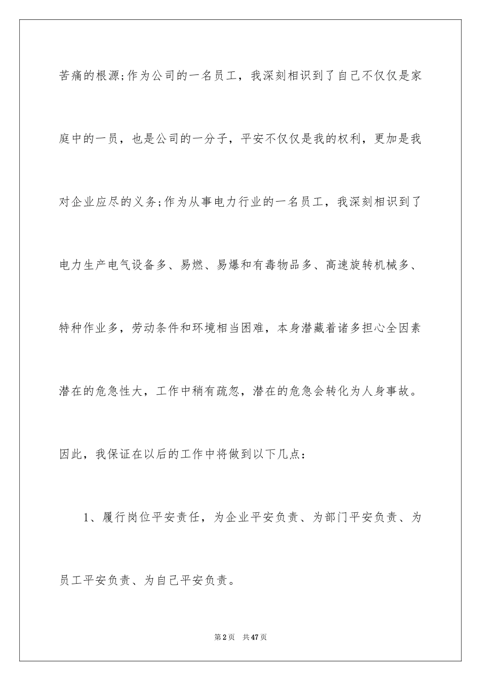 2024个人安全保证书_24_第2页