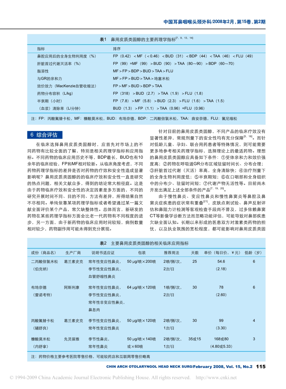 鼻用皮质类固醇的临床选择_第3页