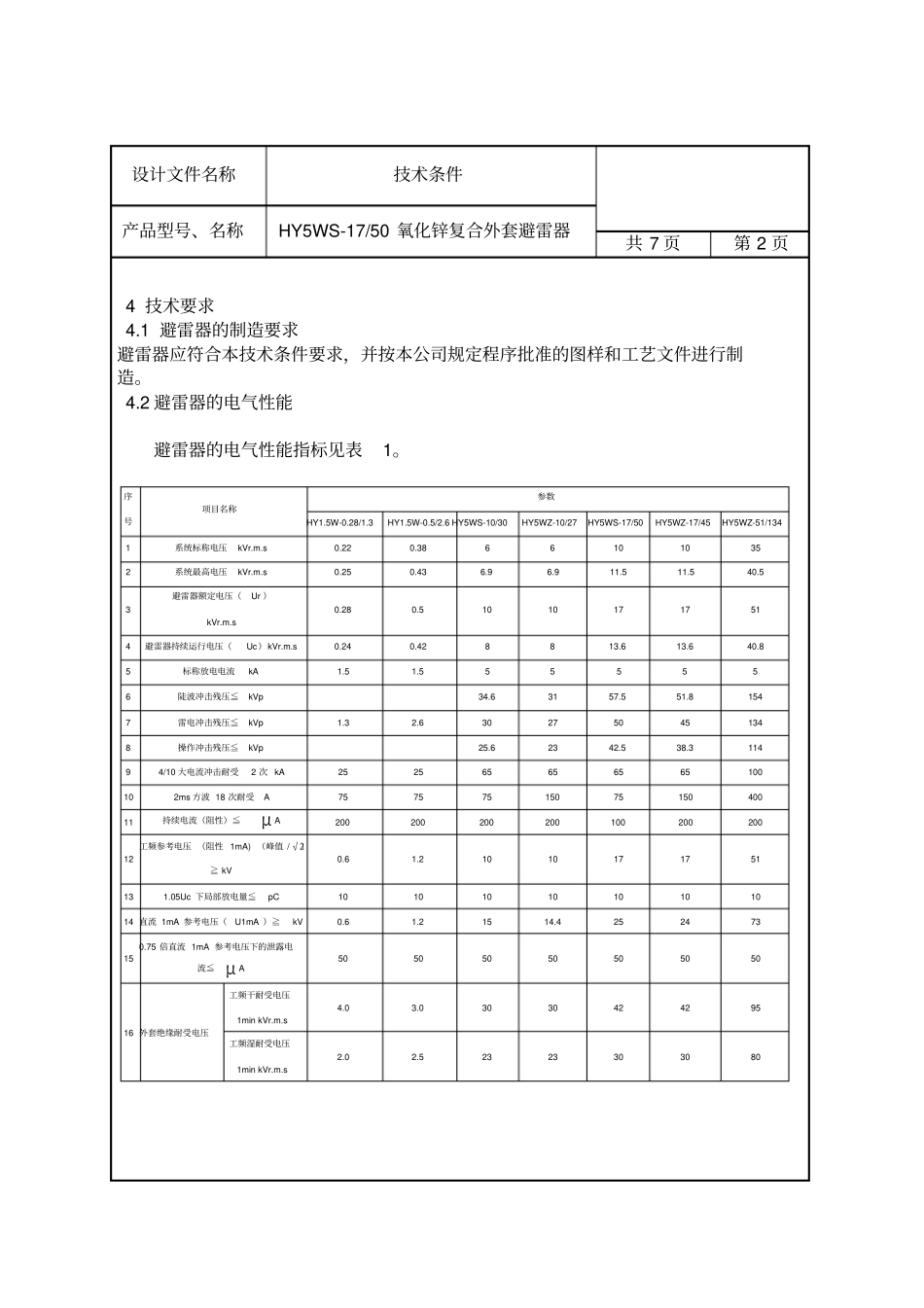 17-50避雷器技术条件剖解_第3页