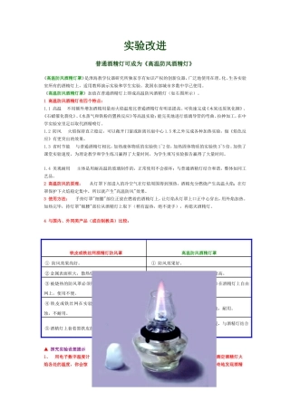 高温防风酒精灯