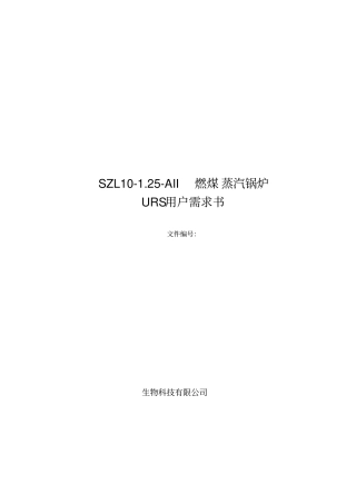 17062-SZL10-2AII蒸汽锅炉URS