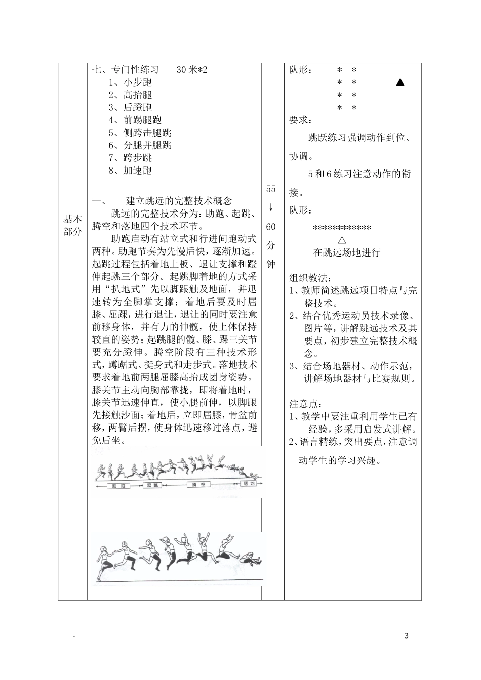 首都体育学院技术课教案_第3页