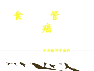 食管癌2012-12-17讲课1详解