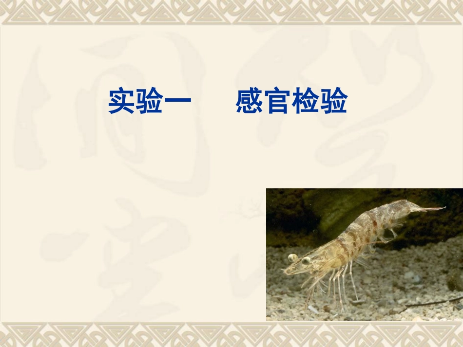 食品检验与分析实验课_第1页